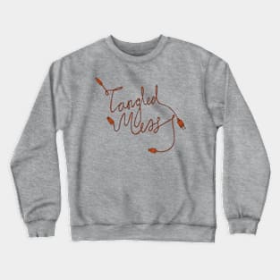 Tangled Mess Red Crewneck Sweatshirt